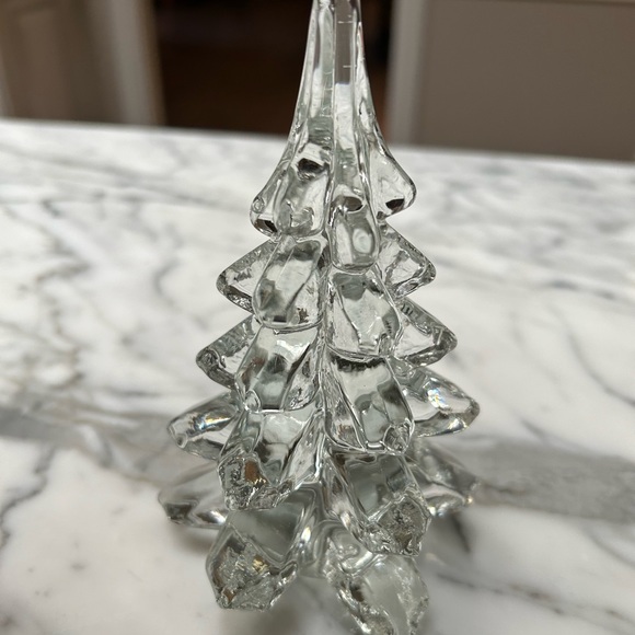 🔴SOLD 6 1/4 inch Vintage Clear Art Glass Tree
Christmas Tree - Picture 2 of 7